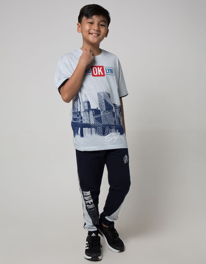 Aero Brooklyn City Kaos Anak Laki-laki