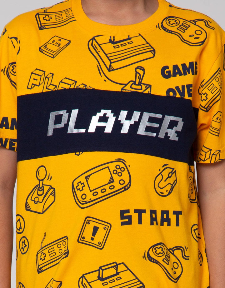 Aero Short Sleeve T-Shirt Player Print