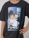 Aero Short Sleeve T-Shirt Print Power Anime