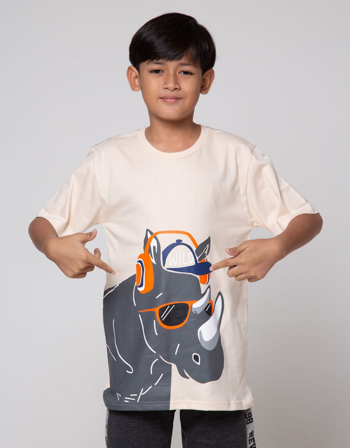 Aero Rhino Wild Kaos Anak Laki-laki