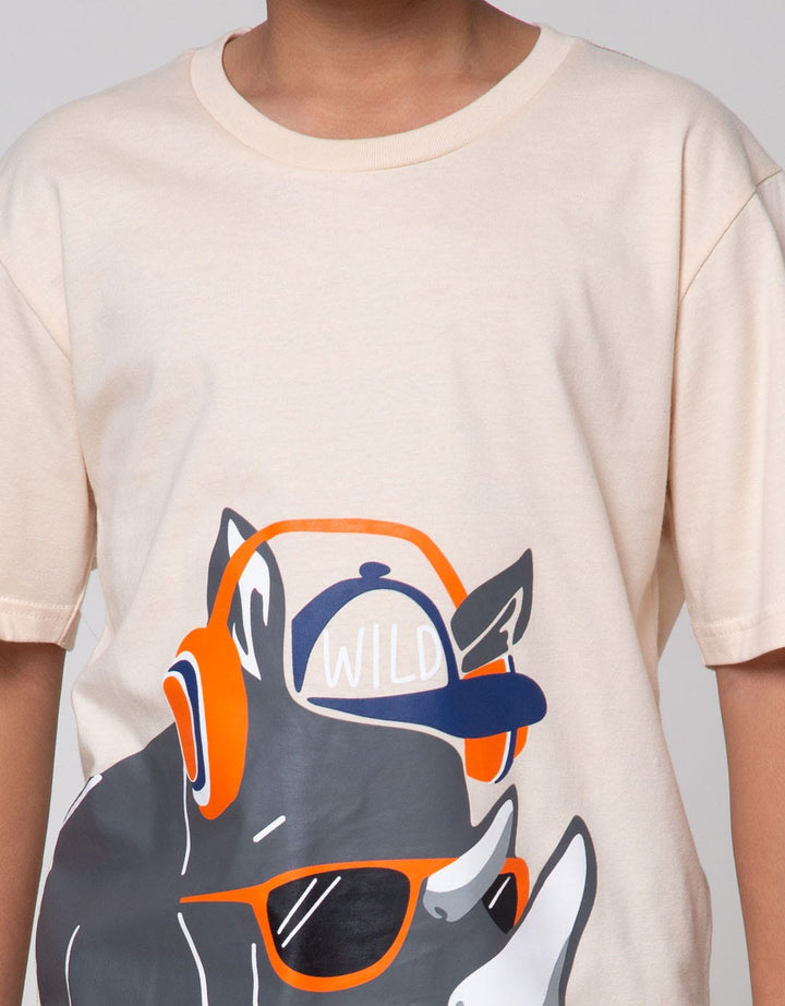 Aero Rhino Wild Kaos Anak Laki-laki