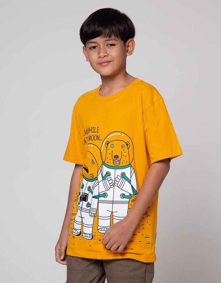 Aero Friends On The Moon Boys T-Shirt