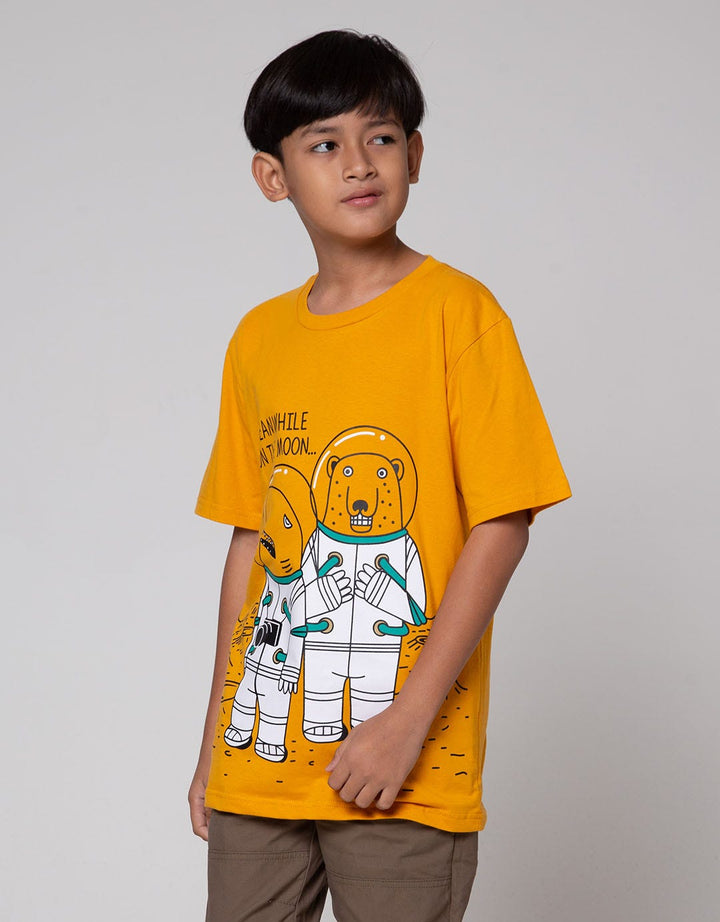 Aero Friends On The Moon Boys T-Shirt