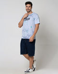 T Zone Timeless Print Men's Casual T-Shirt