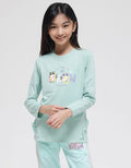 Aero Long Sleeve Meow Bottom Ruffle T-Shirt