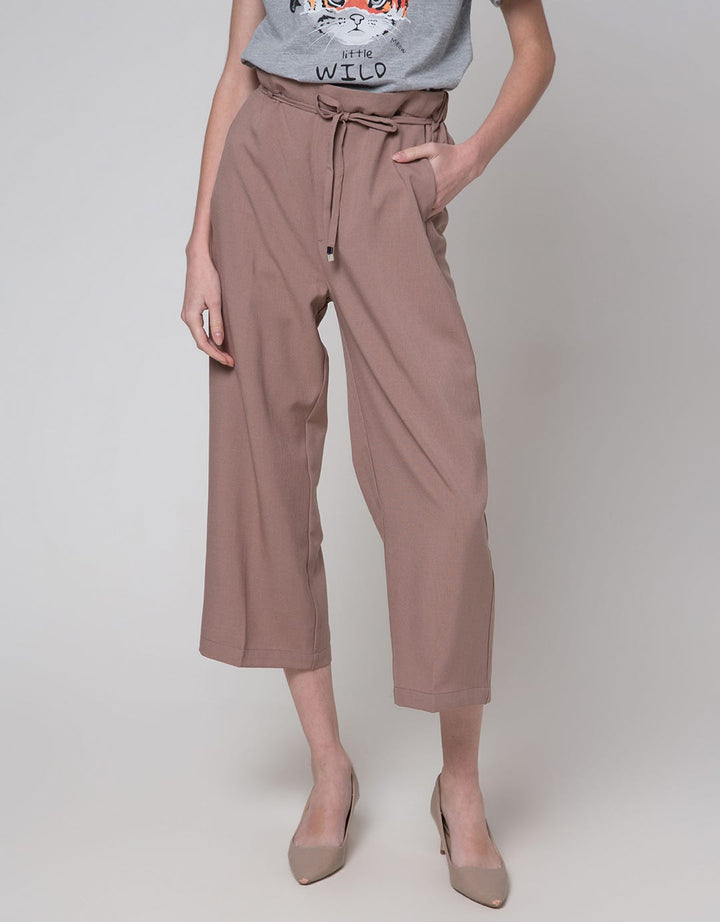 Connexion Long Pants Crop Slim Tie