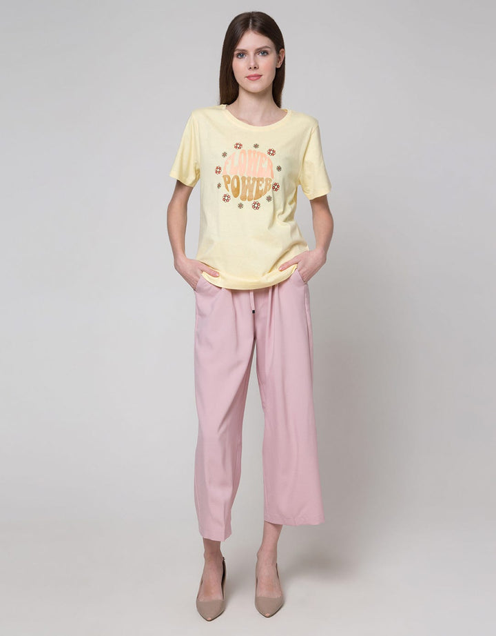 Connexion Long Pants Crop Slim Tie