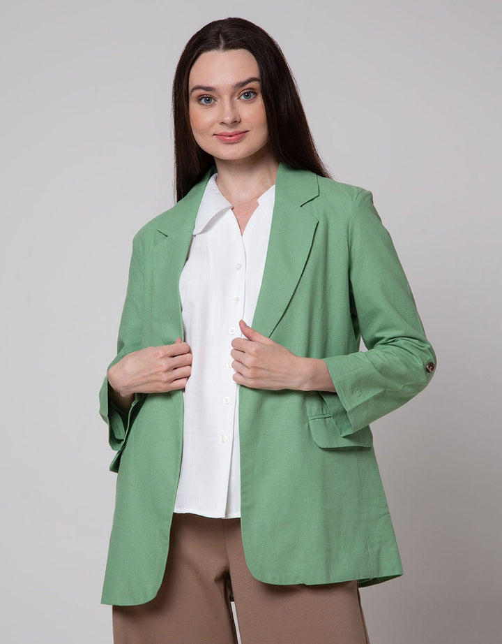 Details Blazer Oversize With Rollable Cuff