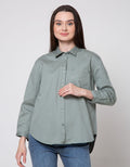 Details Long Sleeve Shirt Plain