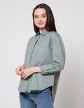 Details Long Sleeve Shirt Plain