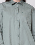 Details Long Sleeve Shirt Plain