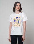 Details Flower Text Print Women's T-shirt