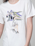 Details Short Sleeve T-Shirt Regular Santorini Print