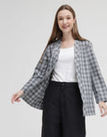 Details Simple Blazer Wanita