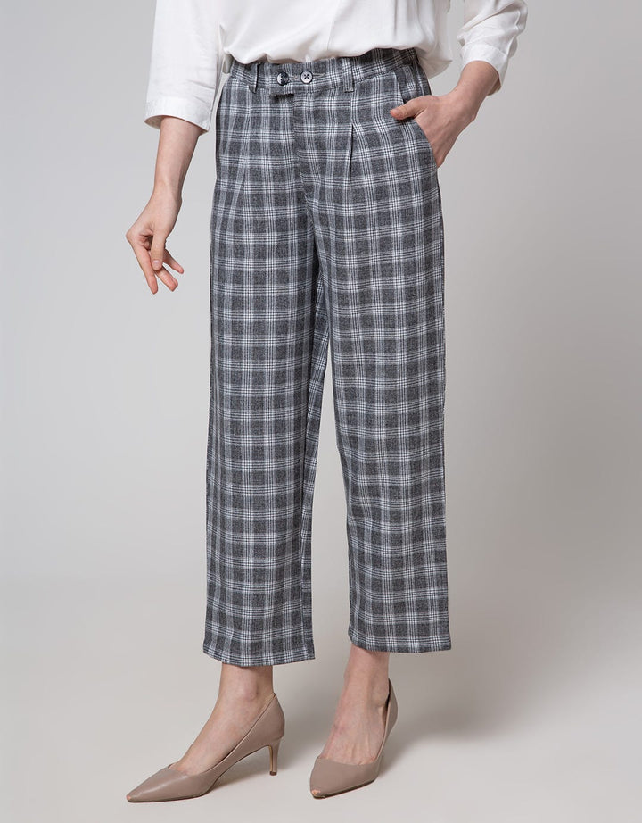 Details Front Button Women's Trousers