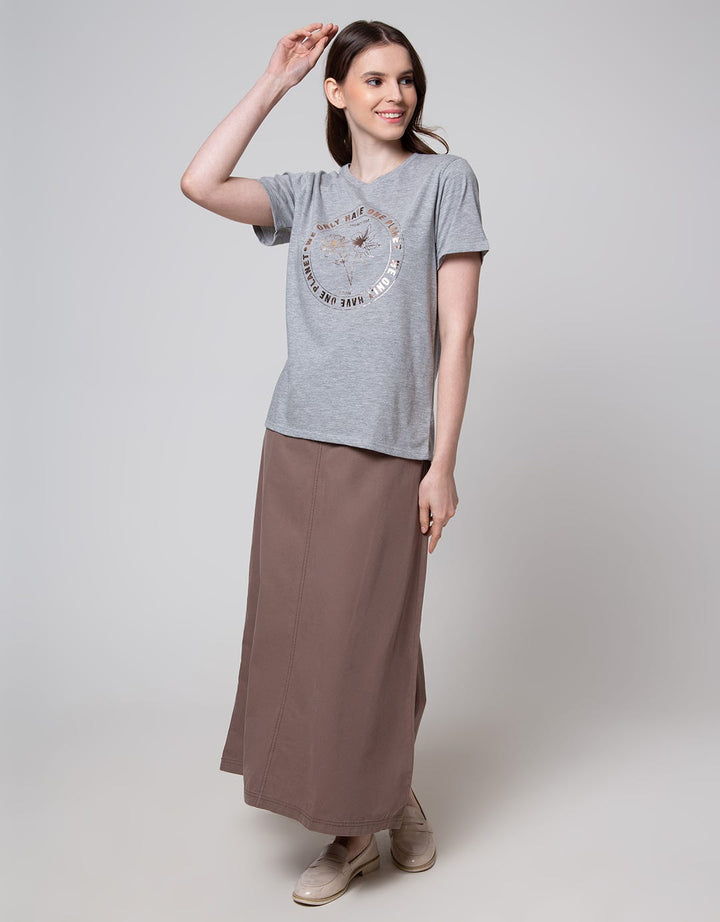 Details Short Sleeve T-Shirt Regular Print With We Only Have One Planet