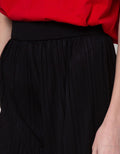 Details Long Pants Knit With Pleats