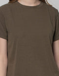 Details Rib Pabric Kaos Wanita