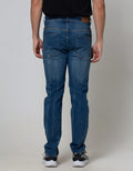 Cole Denim Pants Deva Flash Straight Whisker Tagging And Scratch