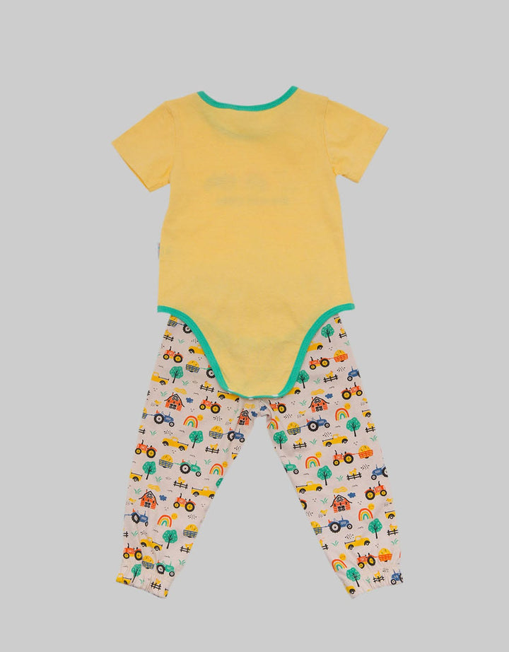 Pipiniko Set Romper Jogger Farm Am