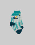 Pipiniko Socks Boys Tractor Stripes Anti Slip