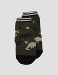 Pipiniko Socks Boys Dino Velociraptor Anti Slip