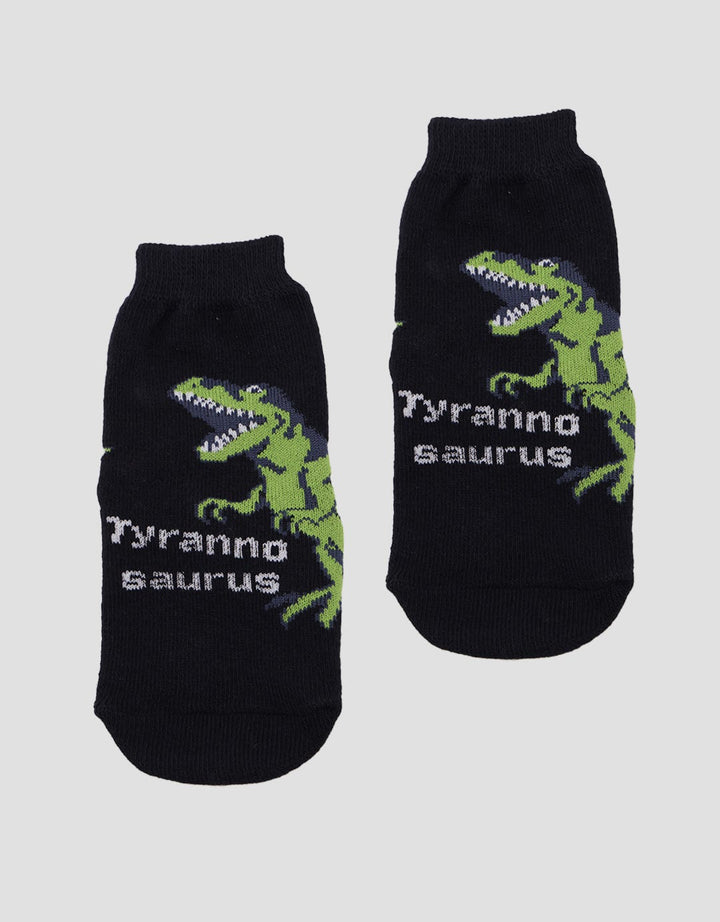 Pipiniko Socks Boys Dino Velociraptor Anti Slip