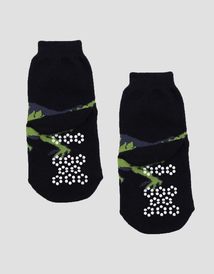 Pipiniko Socks Boys Dino Velociraptor Anti Slip