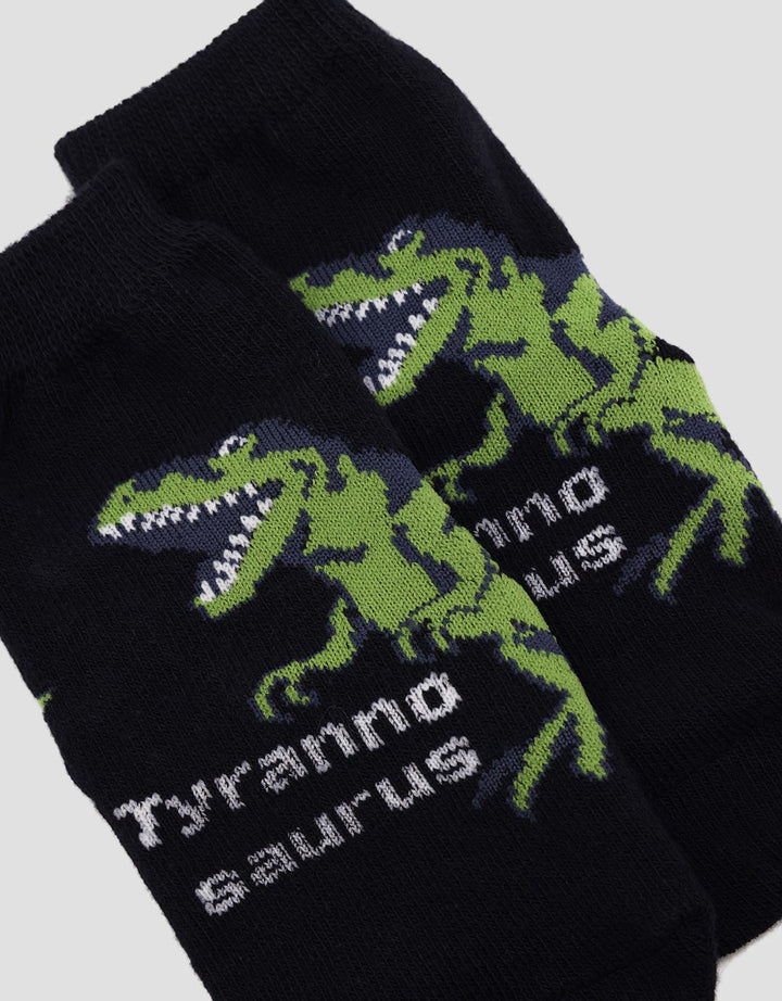 Pipiniko Socks Boys Dino Velociraptor Anti Slip