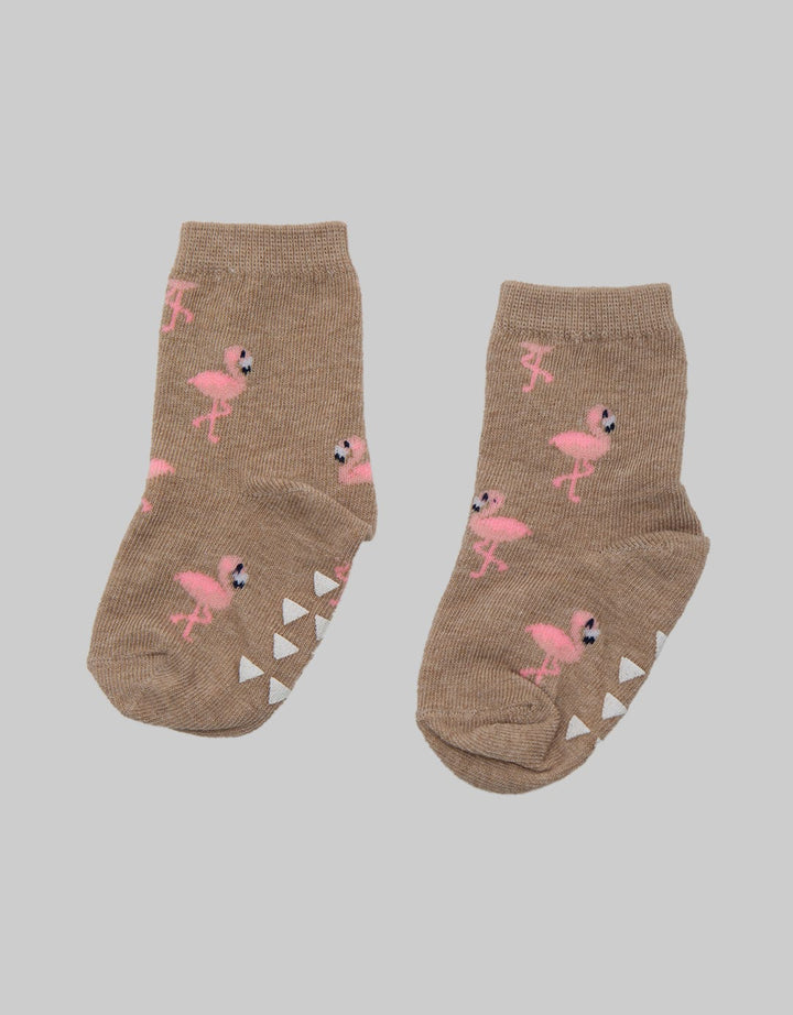 Pipiniko Girls Flamingo Baby Socks