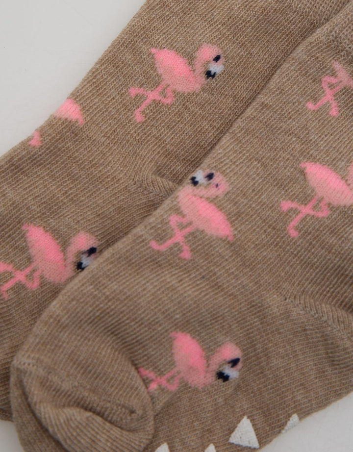 Pipiniko Girls Flamingo Baby Socks