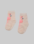 Pipiniko Girls Flamingo Baby Socks