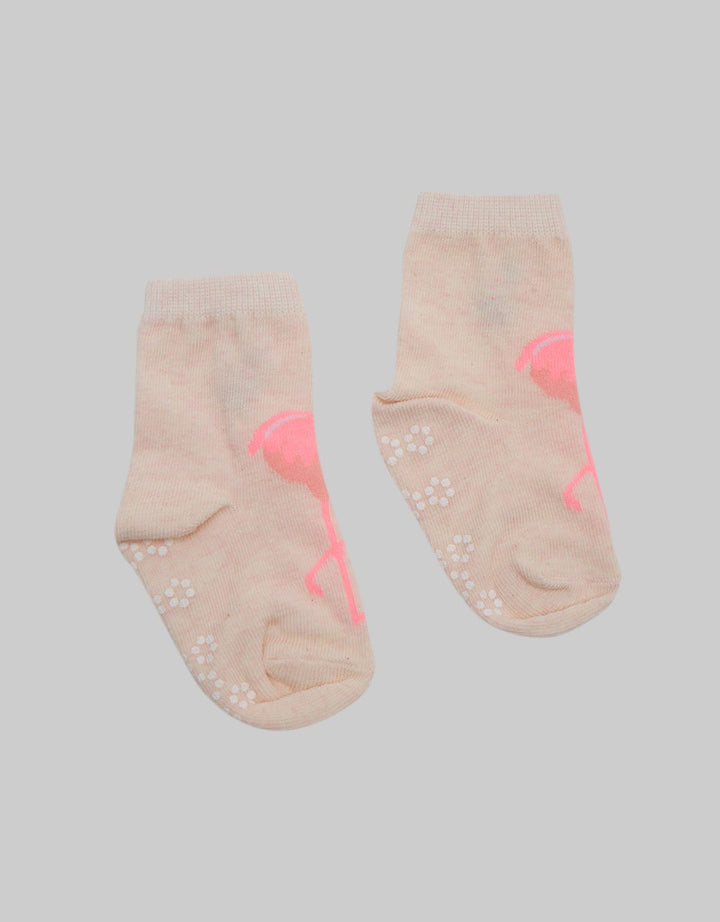 Pipiniko Girls Flamingo Baby Socks