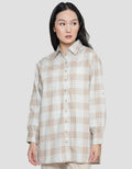 Nevada Kemeja Lengan Panjang Woven Check Wanita