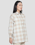 Nevada Kemeja Lengan Panjang Woven Check Wanita
