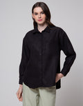 Nevada Corduroy Text Kemeja Wanita