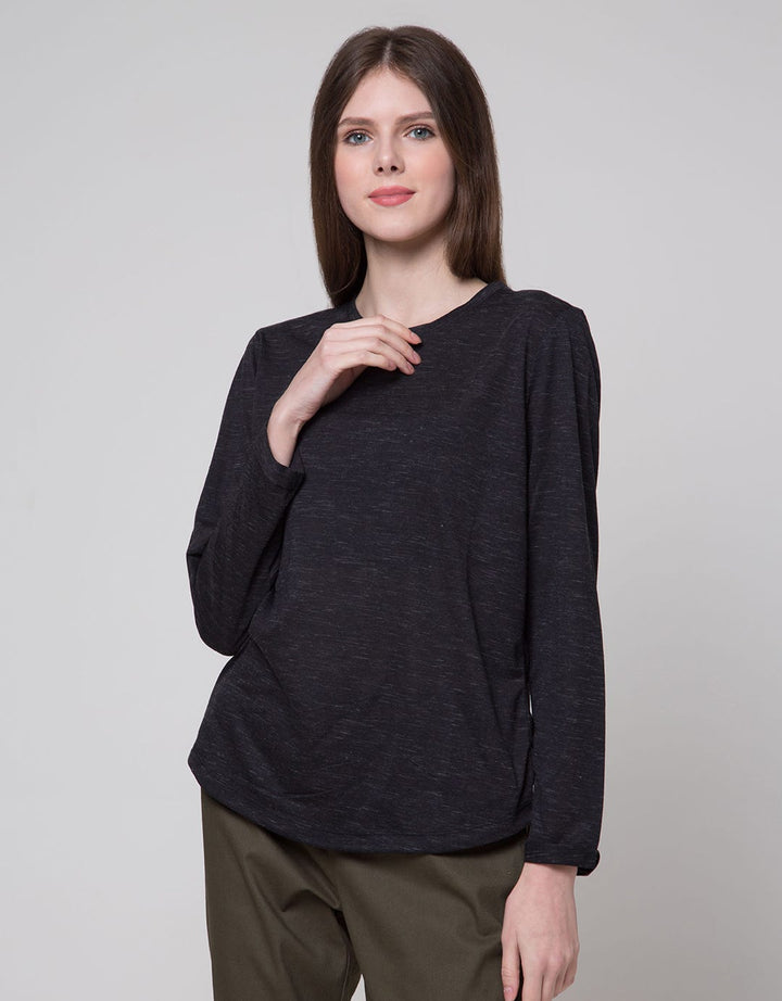 Connexion Roll Up Sleeve Kaos Wanita