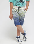 Nevada Shorts Pants Knit Karet Print Splash Ombre