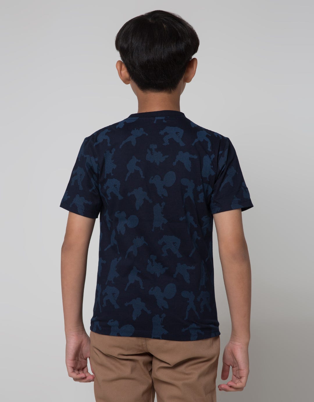Marvel Short Sleeve T-Shirt Print Avenger Heroes Silhouette