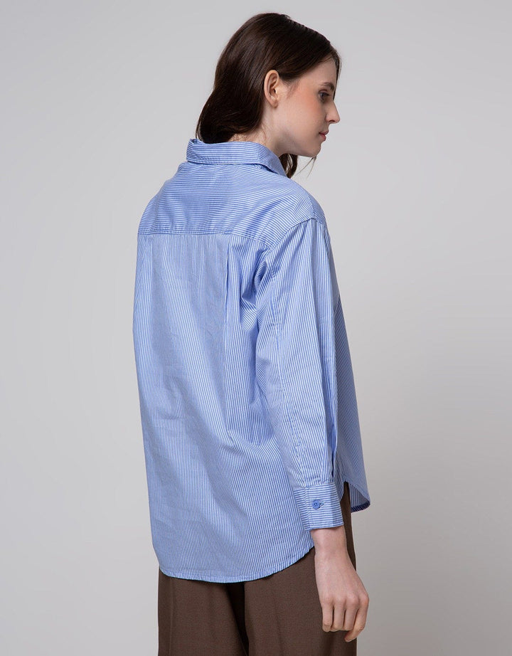 Nevada Long Sleeve Shirt Woven Top Stripe