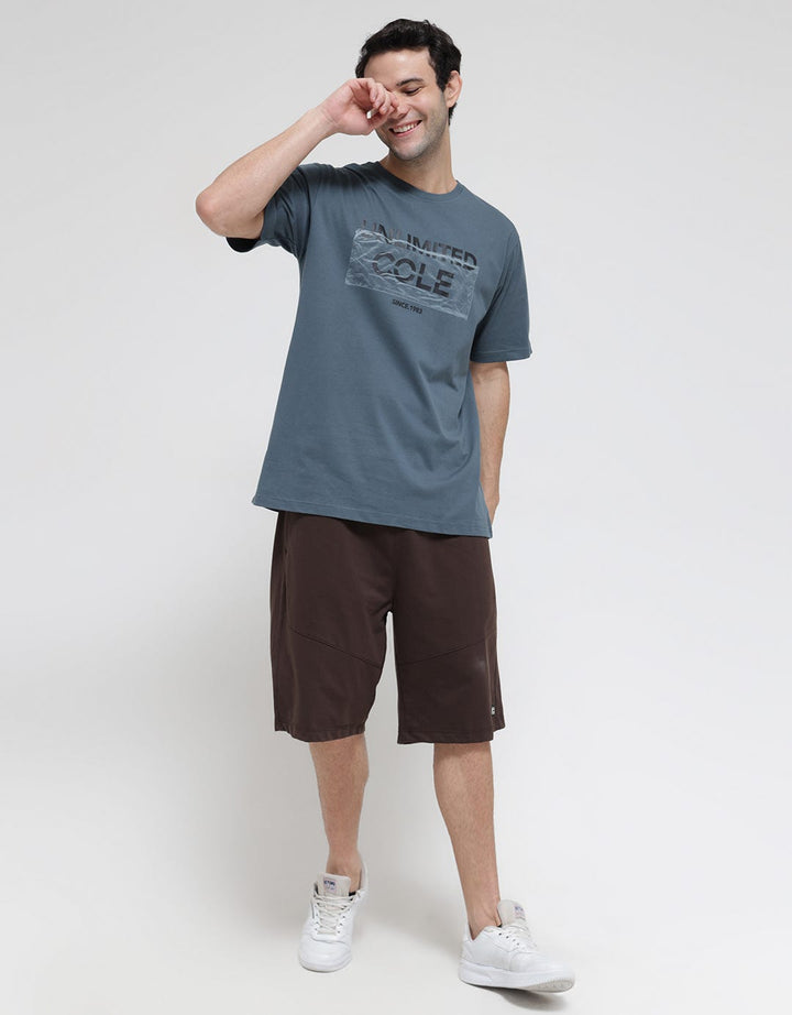 Cole Short Sleeve T-Shirt Big Size Tropical Tree