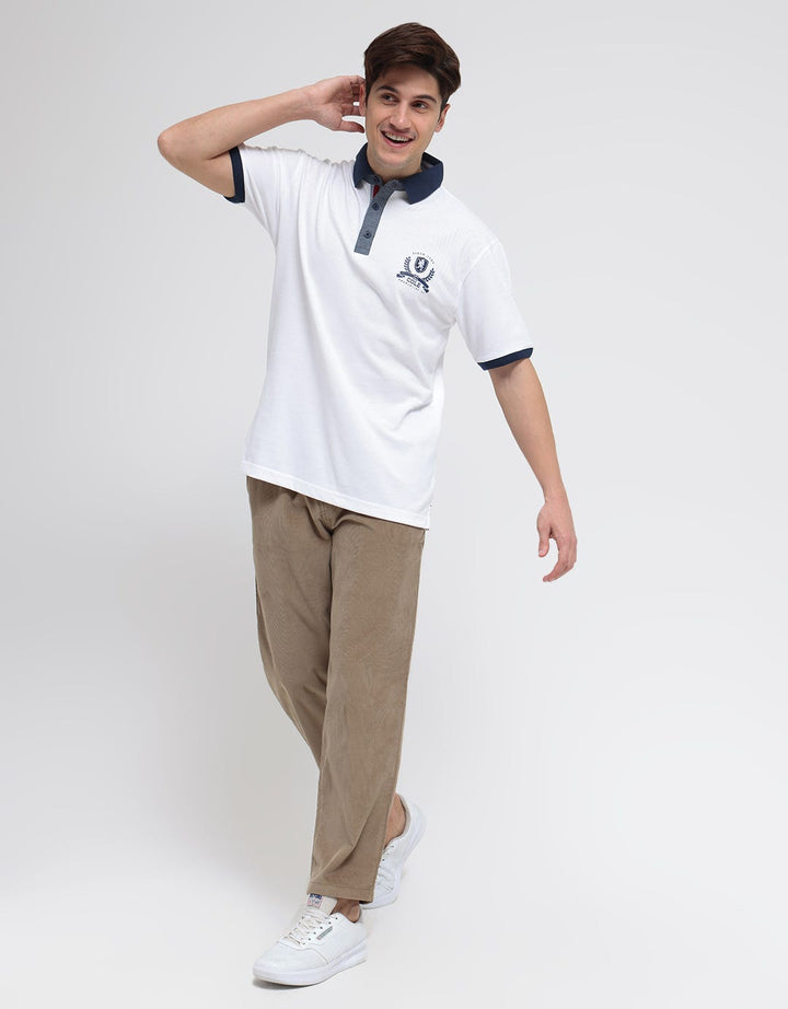 Cole Chest Embro Polo Shirt Pria