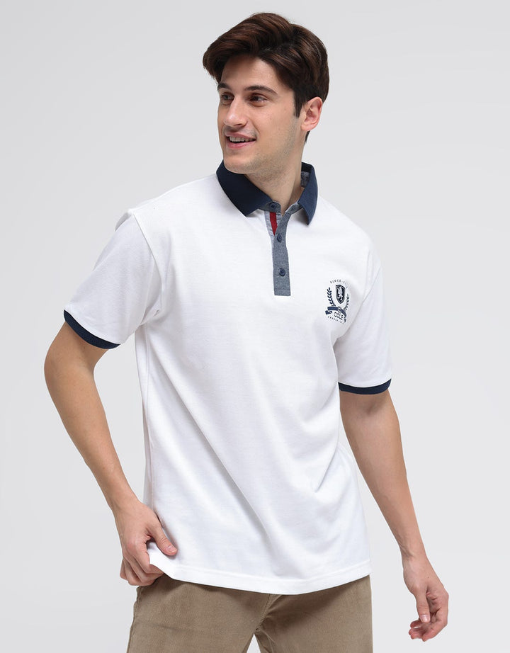 Cole Chest Embro Polo Shirt Pria