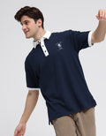 Cole Nautical Print Polo Shirt Pria