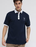 Cole Nautical Print Polo Shirt Pria