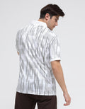Cole Abstract Print Polo Shirt Pria