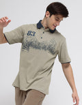 Cole Boat Chest Print Polo Shirt Pria