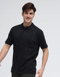 Cole Short Sleeve Polo Shirt Graphic Line Colorful