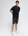Cole Short Sleeve Polo Shirt Graphic Line Colorful