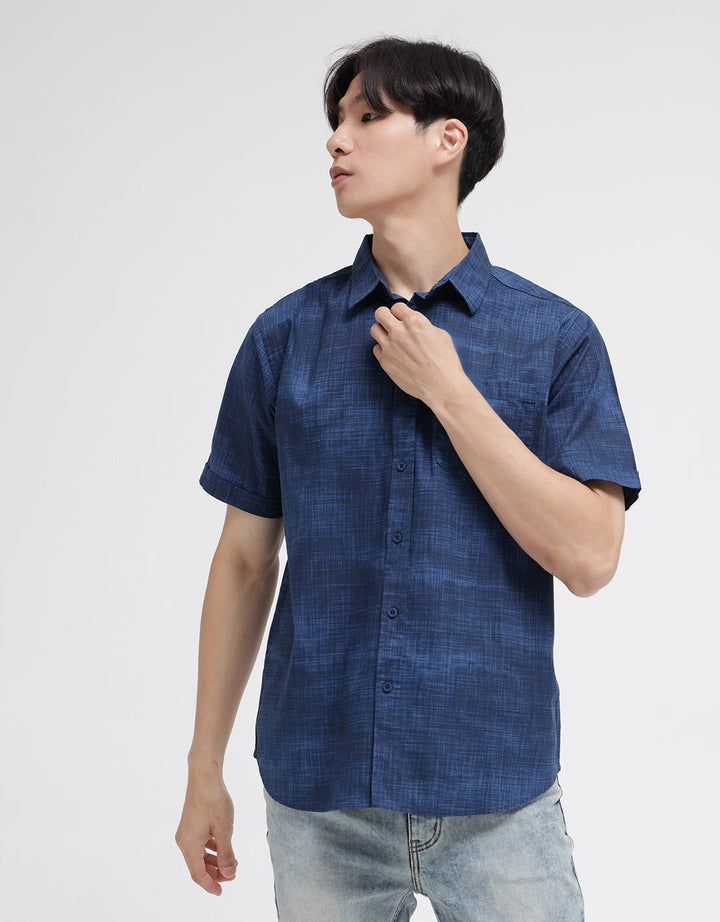 Cole Short Sleeve Shirt Aop Abstrac